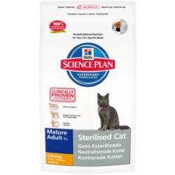 Hills Science Plan Mature Adult 7+ Sterilised Chicken Cat Food